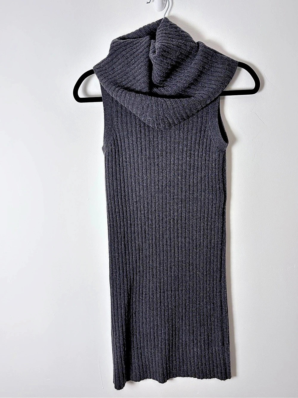 Alice + Olivia 100% Cashmere Gray Cowl Neck Sweater Dress XS